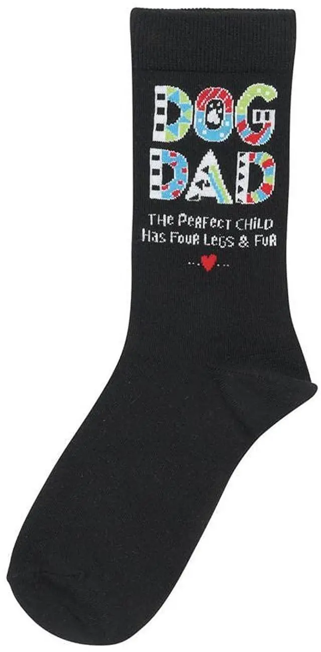 Main image of Enesco Our Name Is Mud Cuppa Doodle Dog Dad Socks
