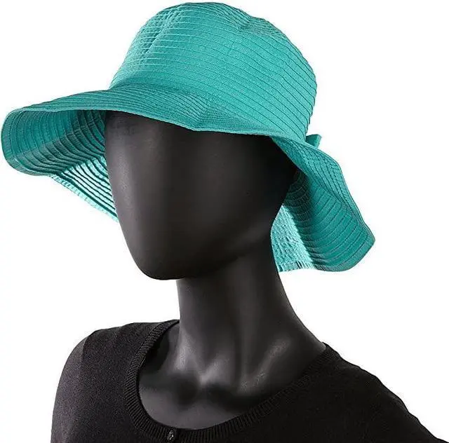 Alt view image 3 of 4 - Sun 'N' Sand Classic Snap & Go Foldable Hat with Bow Trim (One Size - Natural)