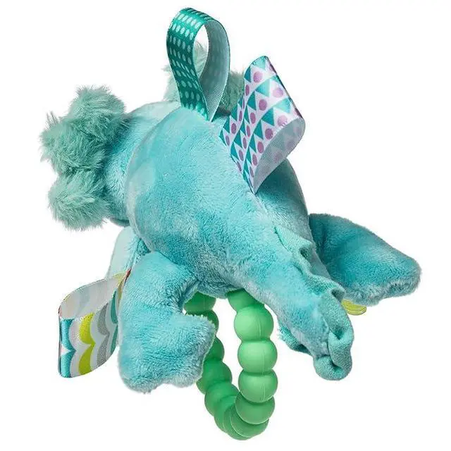 Alt view image 2 of 4 - Mary Meyer Taggies Sensory Soft Rattle with Teether Ring, Fizzy Aqua Axolotl