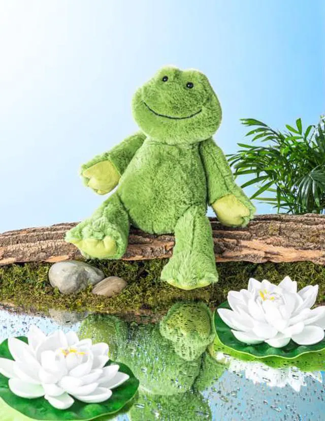 Alt view image 4 of 4 - Ganz Frederic Frog Floppy Plush Stuffed Animal Toy, 12"