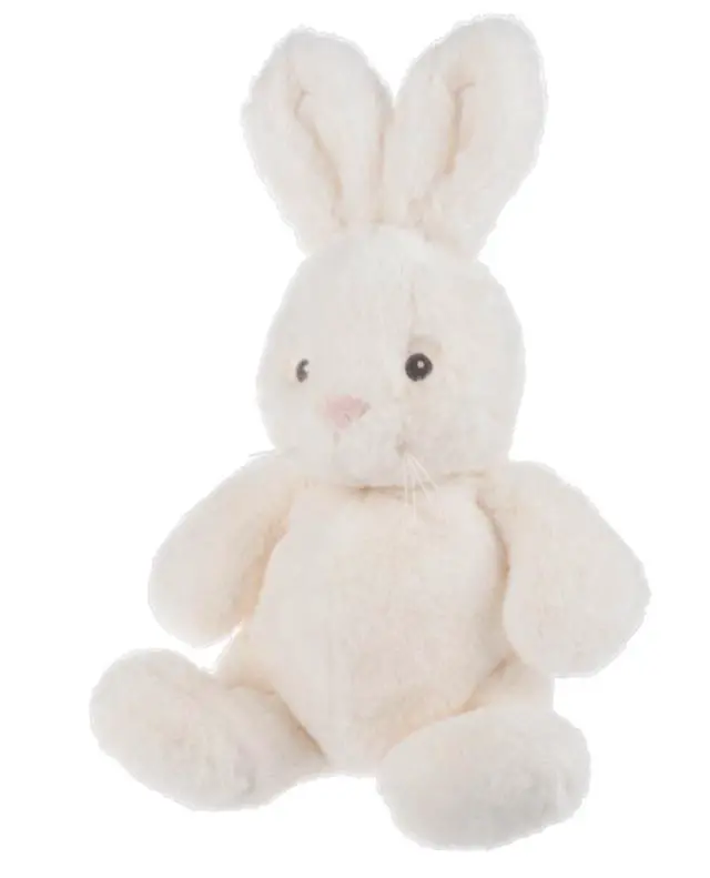 Alt view image 2 of 2 - Baby Ganz Bryer Cream Bunny Plush Stuffed Animal Toy 11"