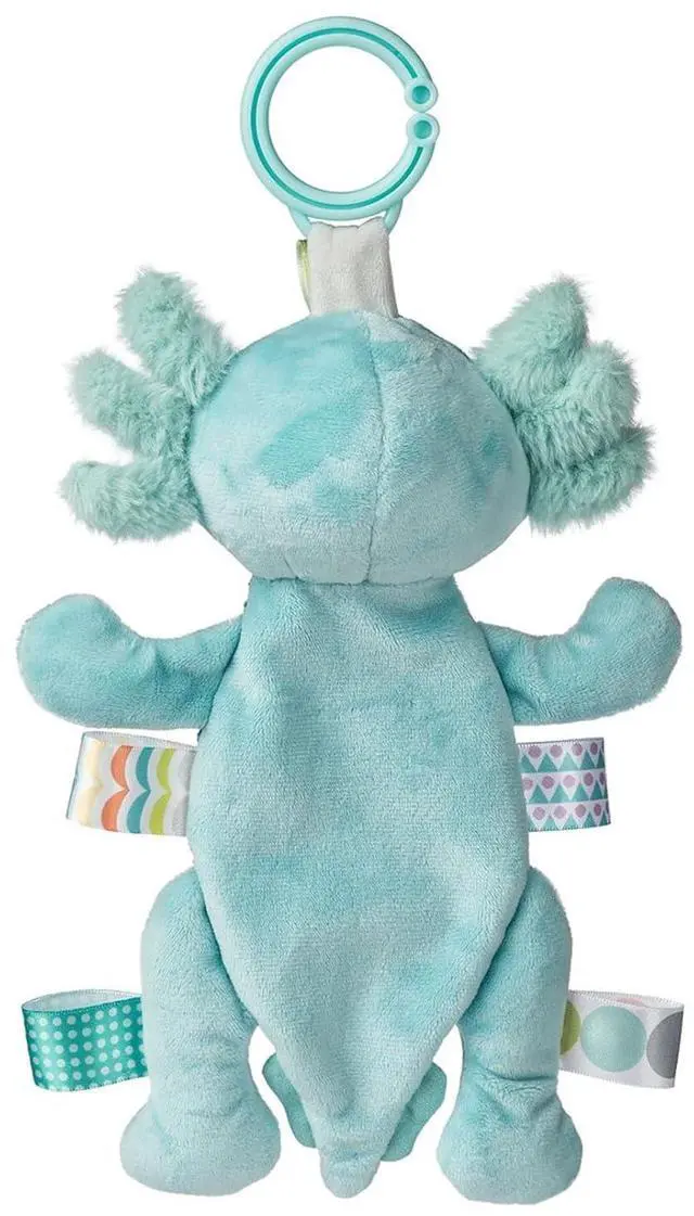 Alt view image 3 of 3 - Mary Meyer Crinkie Teether Toy with Crinkle & Rattle, 9", Fizzy Aqua Axolotl