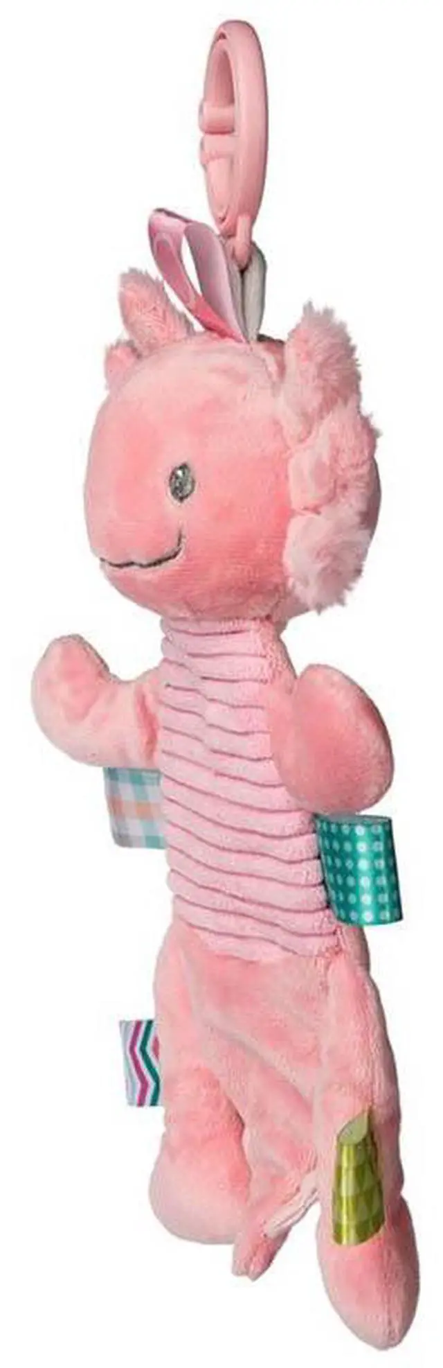 Alt view image 2 of 3 - Mary Meyer Crinkle Teether Toy with Crinkle & Rattle Inside, 9", Pink Axolotl