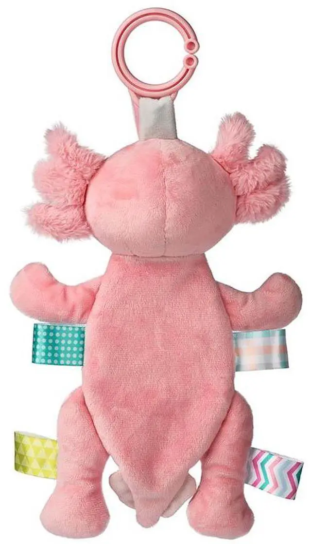 Alt view image 3 of 3 - Mary Meyer Crinkle Teether Toy with Crinkle & Rattle Inside, 9", Pink Axolotl