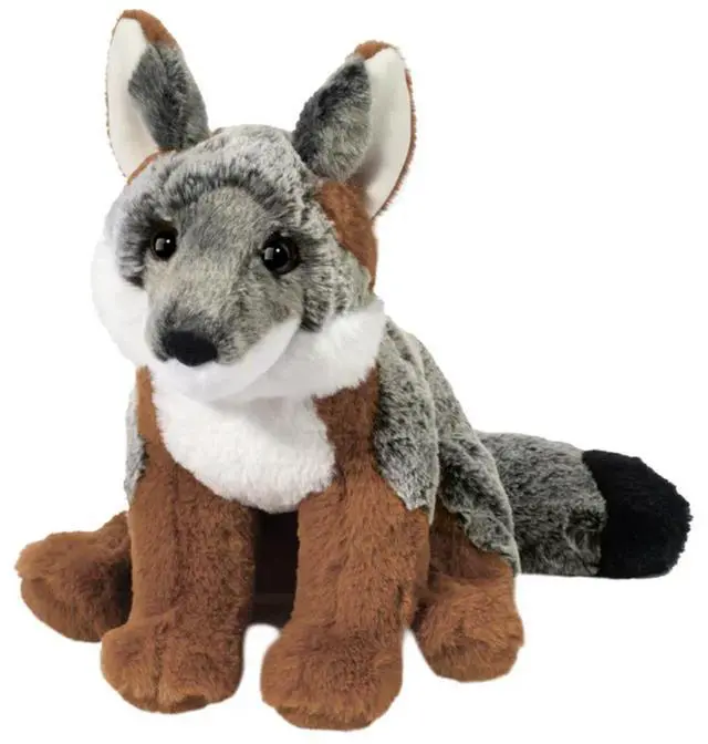 Main image of Douglas Frankie Grey Fox Softie Plush Stuffed Animal, 9"