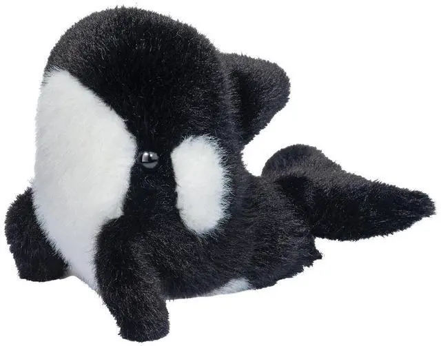 Main image of Douglas Lil Baby Orca Whale Plush Stuffed Animal Toy 5.5" long
