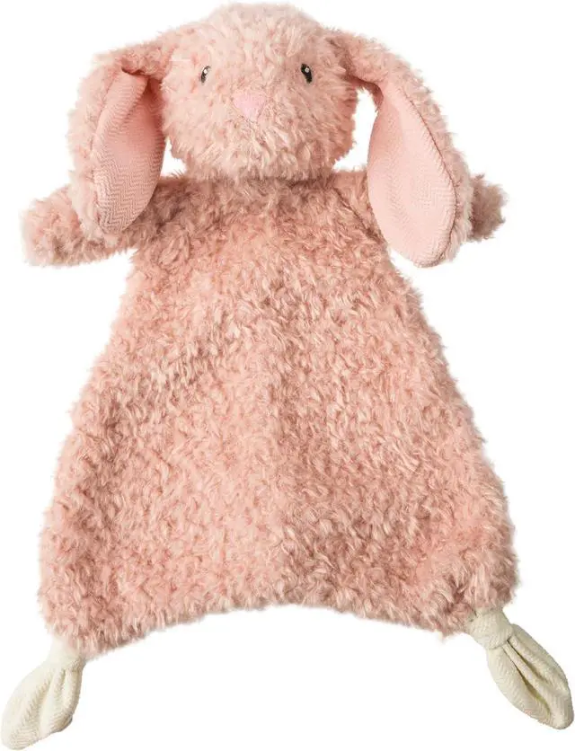 Main image of Mary Meyer Lovey for Babies Again Friends Soft Snuggle Toy, 11", Pink Bunny