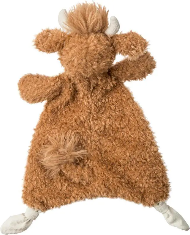Alt view image 2 of 2 - Mary Meyer Lovey for Babies Again Friends Soft Snuggle Toy, 11" Highland Cow