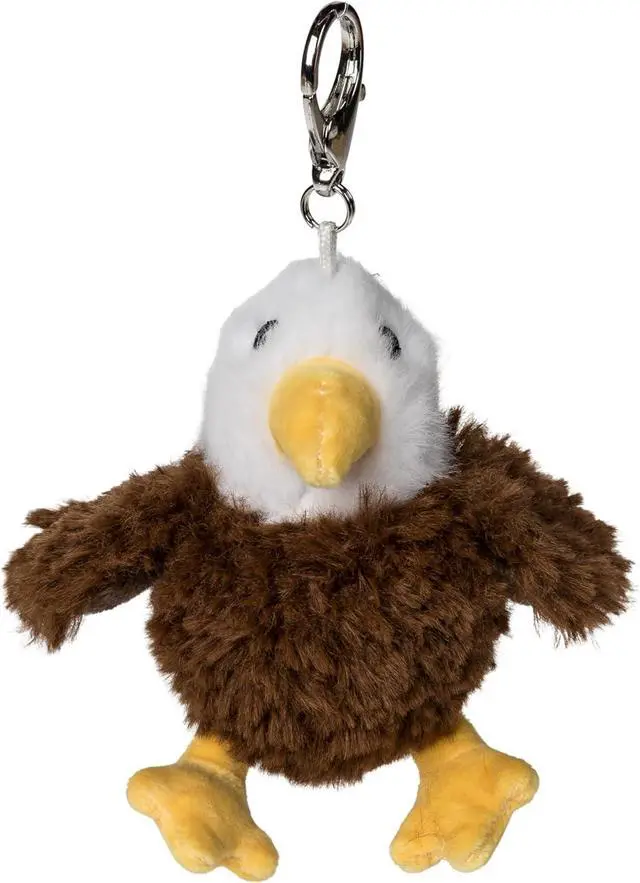 Main image of Mary Meyer Plush Stuffed Animal Backpack, Purse, Bag Charm, Bald Eagle, 5"