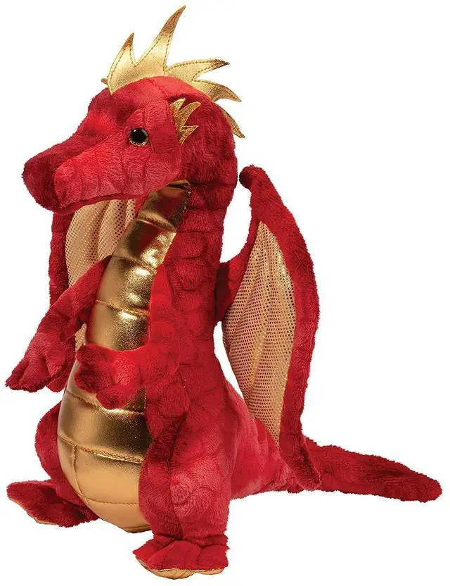 Main image of Douglas Plush Eugene Red Dragon Stuffed Animal, 10"