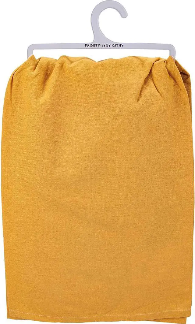 Alt view image 3 of 3 - Primitives by Kathy 113839 Kitchen Towel - Not Drinking Alone If Dog is Home