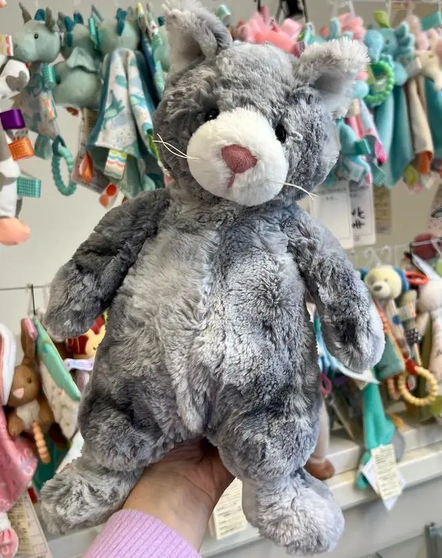 Alt view image 2 of 2 - Mary Meyer Stuffed Animal Snuggables Plush Soft Toy, 14-Inches, Gray Kitty