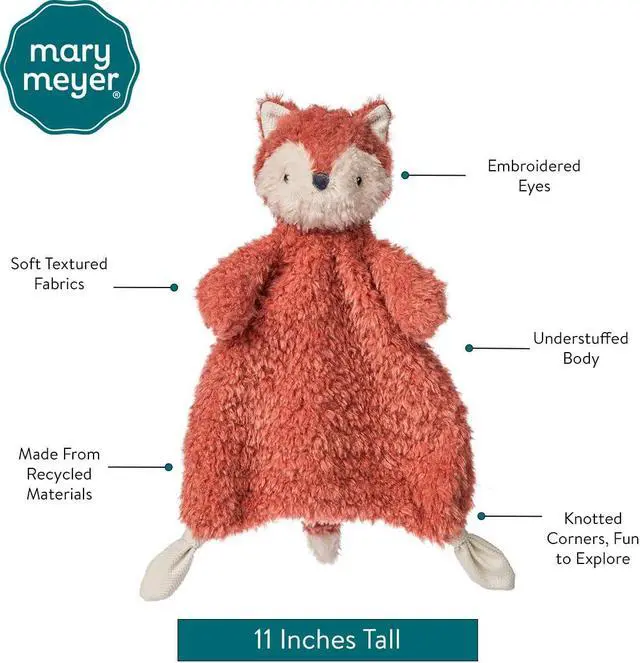 Alt view image 2 of 3 - Mary Meyer Lovey for Babies Again Friends Soft Snuggle Toy, 11-Inches, Fox