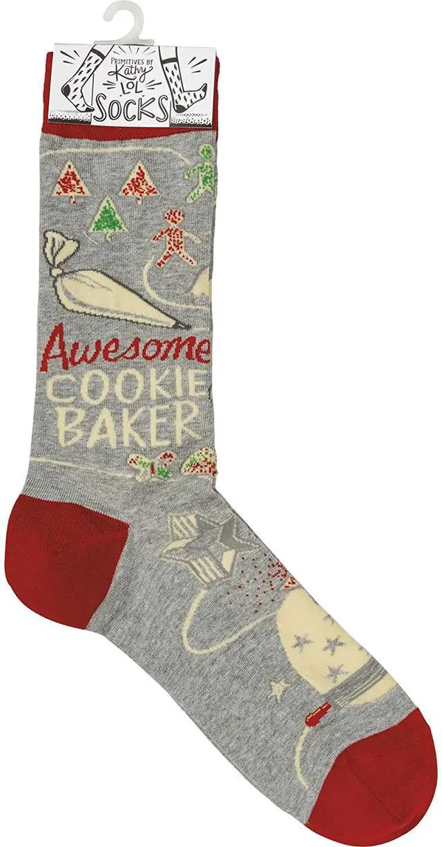 Alt view image 4 of 4 - Primitives By Kathy Socks - Awesome Cookie Baker Cotton, Nylon, Spandex