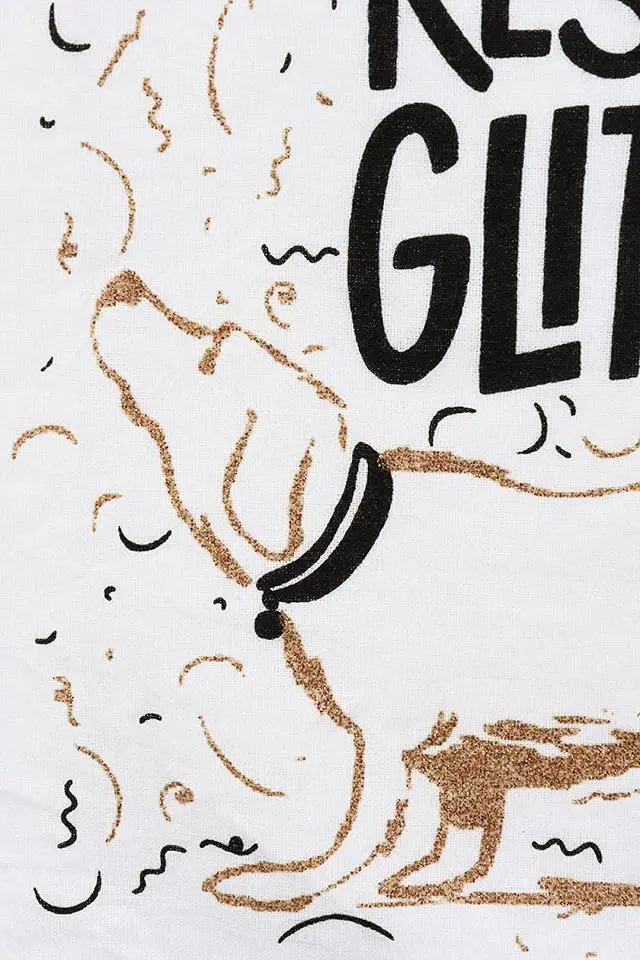 Alt view image 4 of 4 - Primitives by Kathy Kitchen Dish Towel - It's Not Dog Hair It's Rescue Glitter