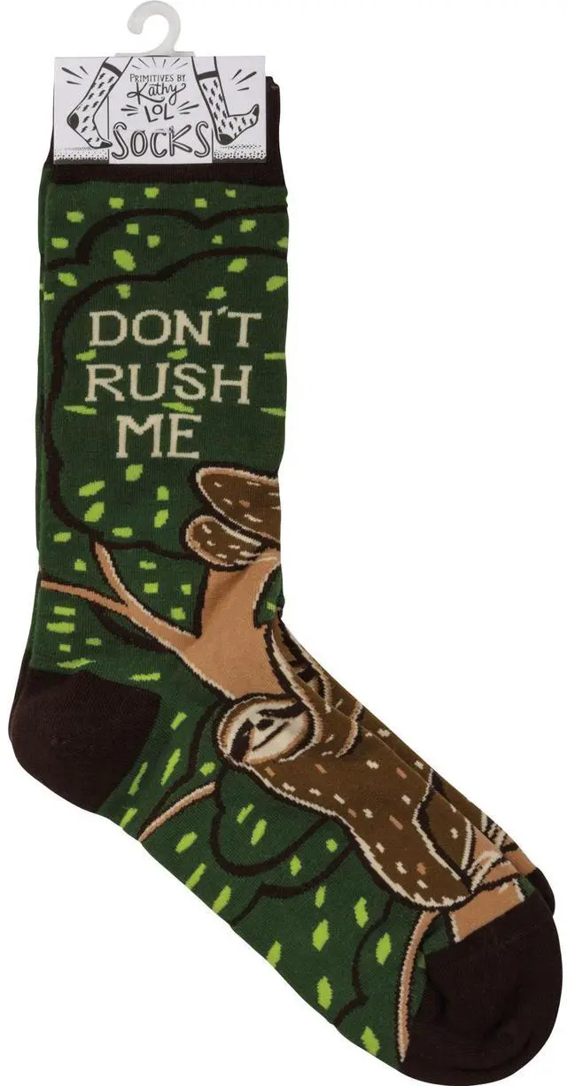 Alt view image 2 of 2 - Primitives by Kathy Socks - Don't Rush Me Sloth