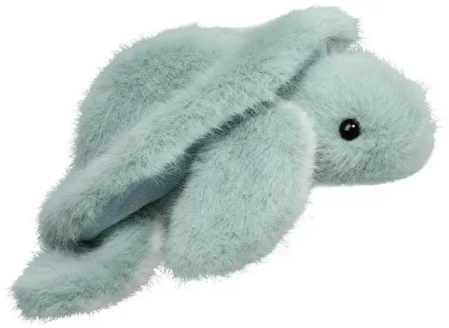 Alt view image 2 of 2 - Douglas Cuddle Toys Aqua Turtle Lil' Baby Handful Plush Stuffed Animal Toy, 6"