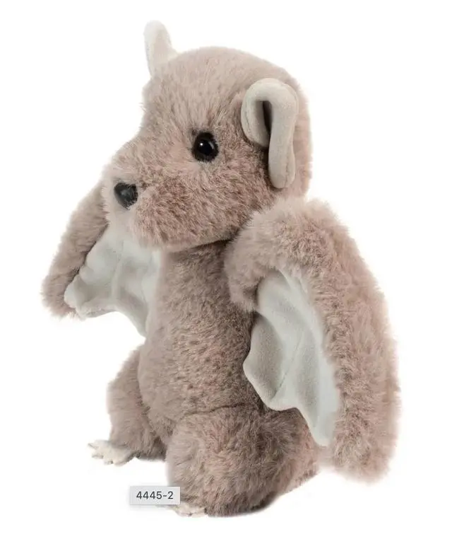 Alt view image 3 of 3 - Douglas Cuddle Toys Mini Flappie Soft Brown Bat Plush Stuffed Animal, 8"