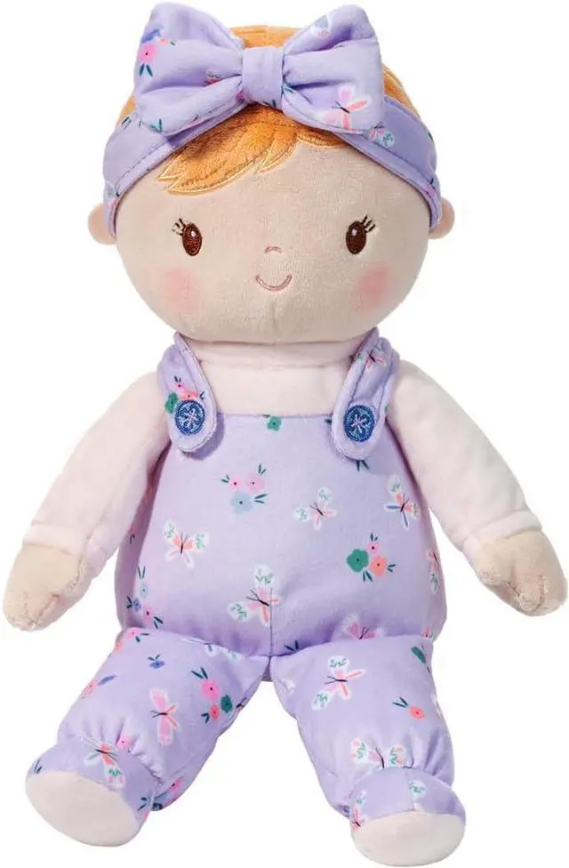 Main image of Douglas Toys Willa Butterfly Flower Soft Blonde Doll Plush Stuffed Toy, 13 inch