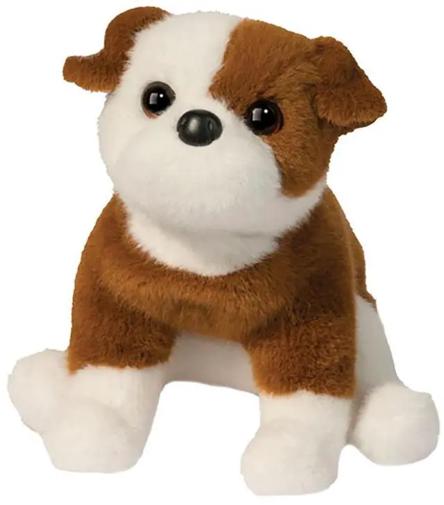 Main image of Douglas Cuddle Toys Bubbie Bulldog Soft Plush Stuffed Animal, 11"