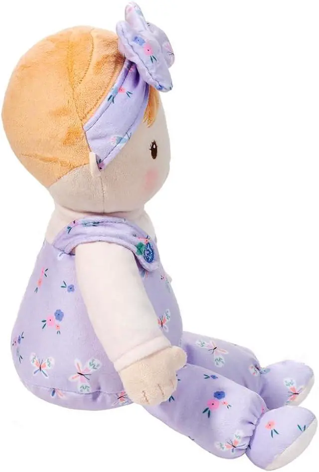 Alt view image 3 of 4 - Douglas Toys Willa Butterfly Flower Soft Blonde Doll Plush Stuffed Toy, 13 inch
