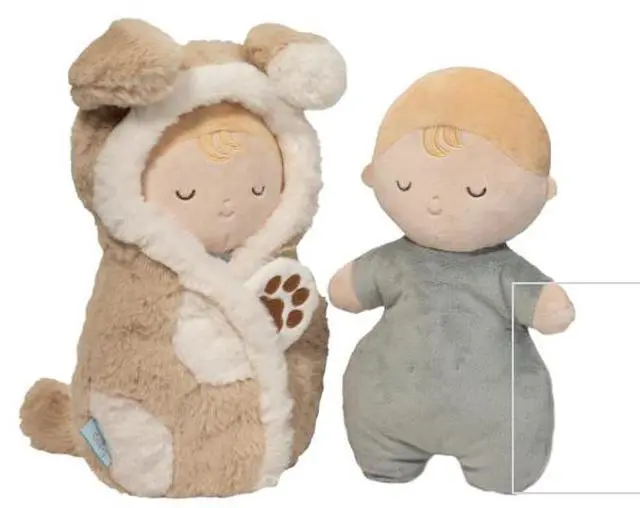 Alt view image 3 of 3 - Douglas Toys Douglas Baby Puppy Hug Soft Doll Plush Stuffed, 12 inch