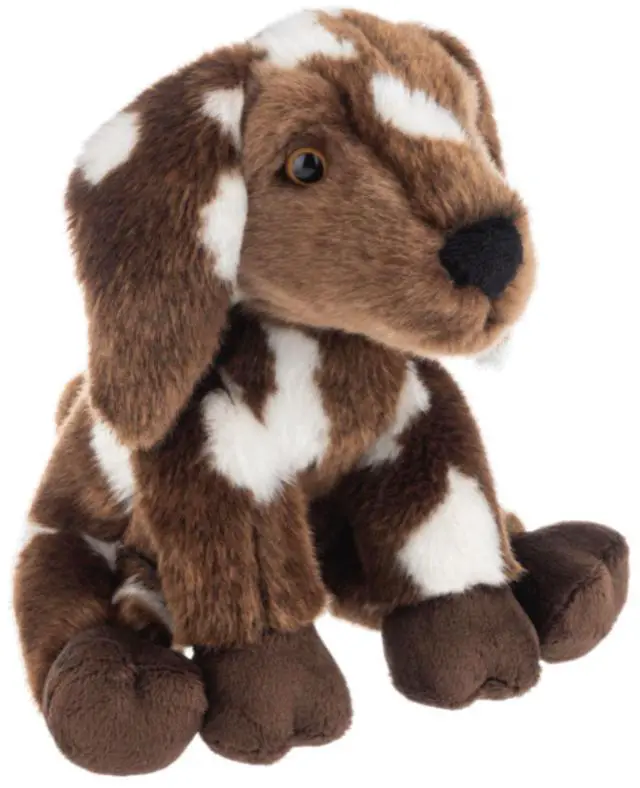 Main image of Ganz Heritage Collection Brown Spotted Goat Plush Stuffed Animal Toy, 12"