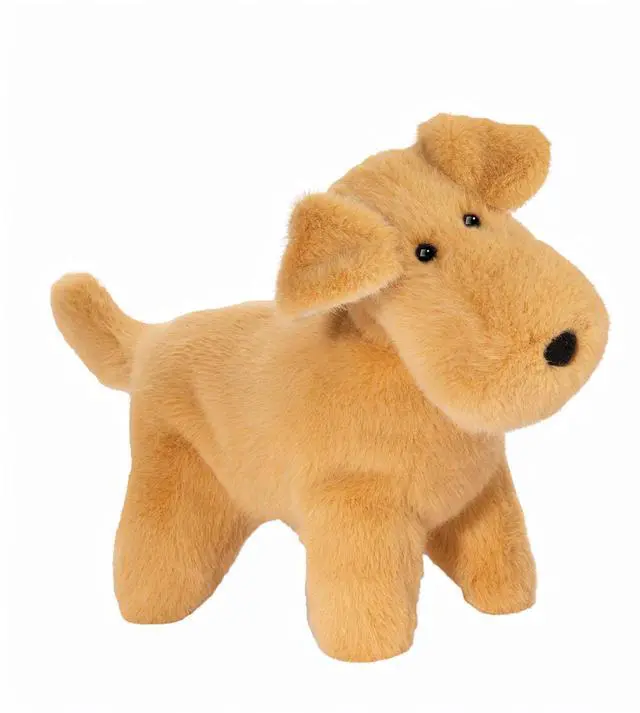 Main image of Douglas Toys Tim Tan Dog Muzzle Plush Stuffed Animal Toy, Large, 10" long