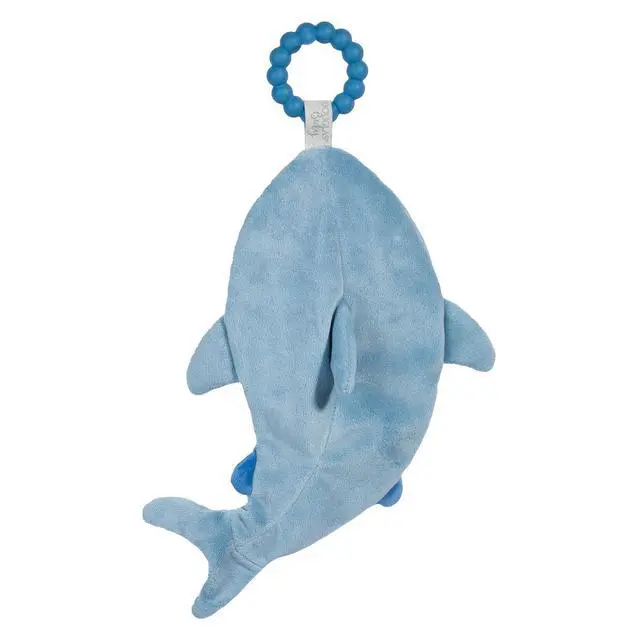 Alt view image 2 of 2 - Douglas Jetty Shark Teether Plush Stuffed Animal Toy, 10.5"