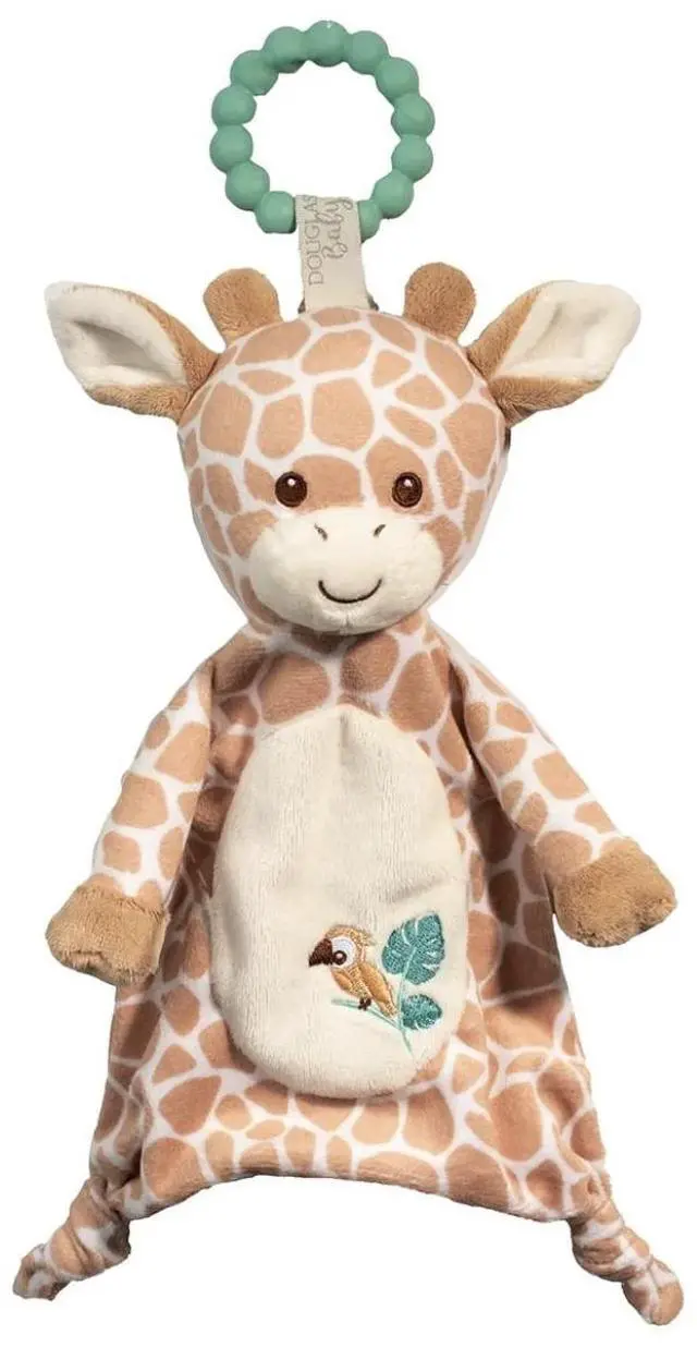 Main image of Douglas Georgie Giraffe Teether Plush Stuffed Animal Toy, 10"