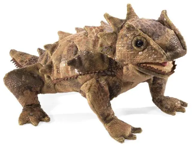 Main image of Folkmanis Horned Lizard Hand Puppet