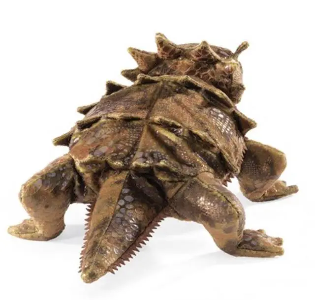 Alt view image 3 of 4 - Folkmanis Horned Lizard Hand Puppet