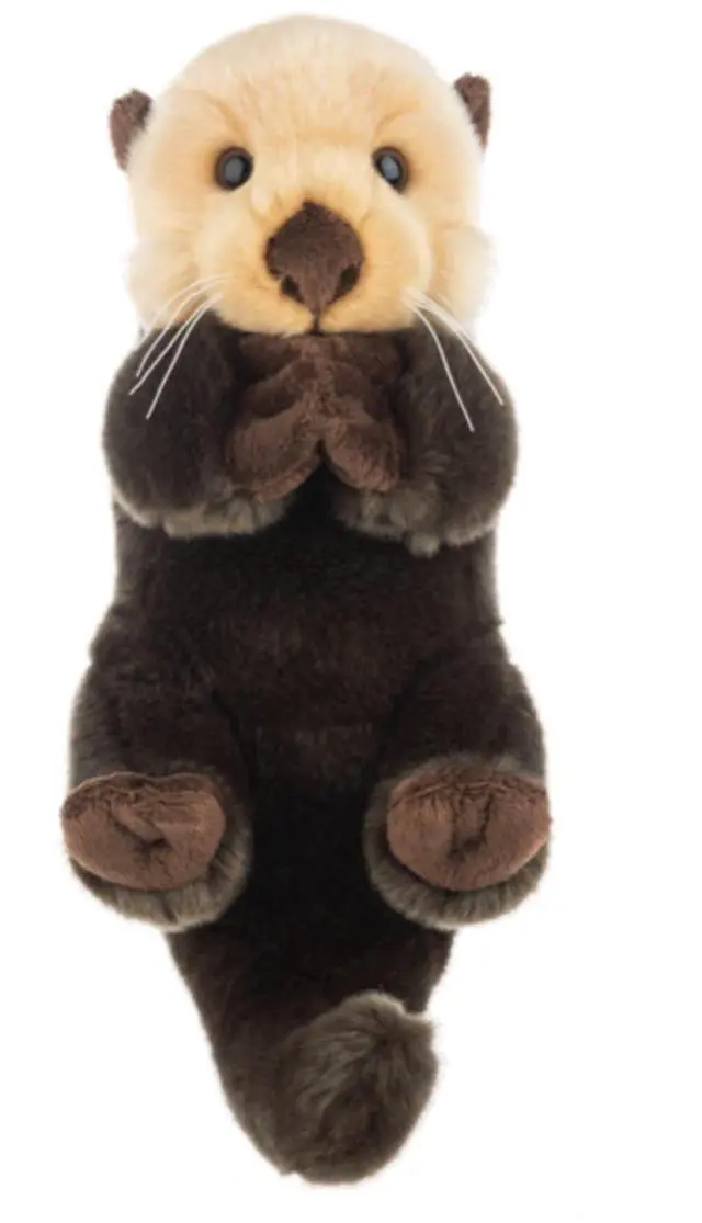 Alt view image 2 of 3 - Ganz Heritage Collection Sea Otter Plush Stuffed Animal Toy, 12"