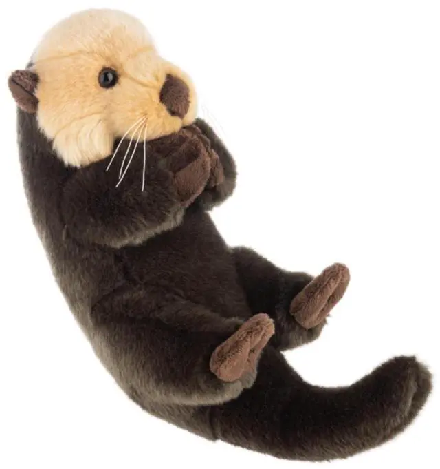 Main image of Ganz Heritage Collection Sea Otter Plush Stuffed Animal Toy, 12"