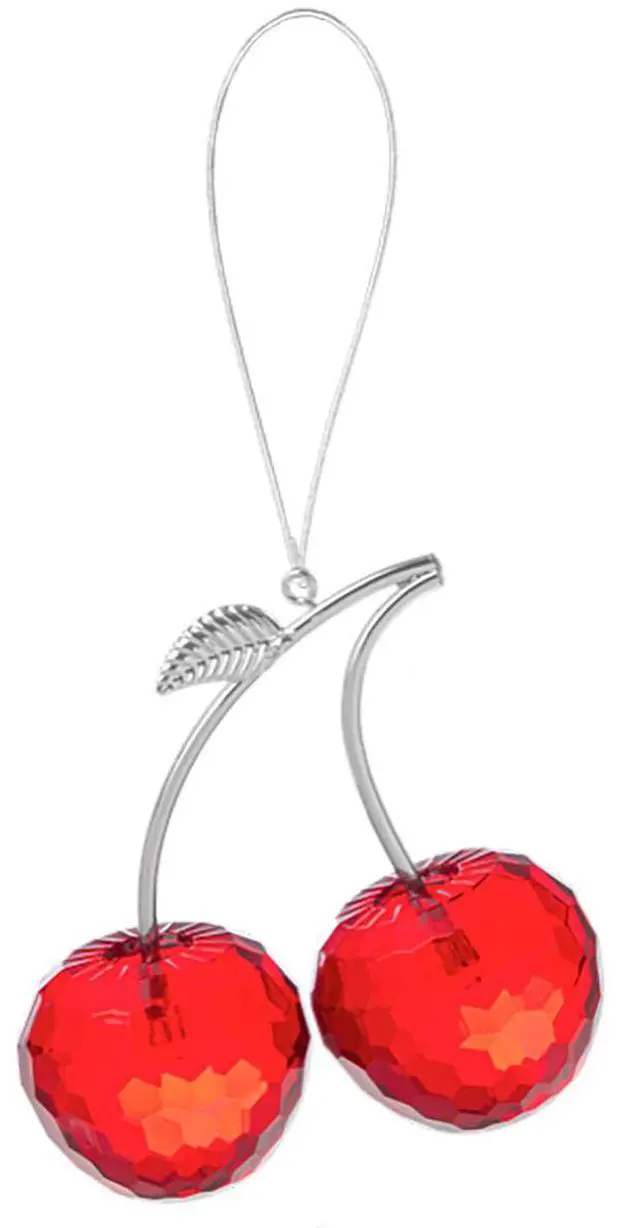 Main image of Crystal Expressions Ganz Cherry Ornament, ACRY-1164, 3" W. x 3 1/4" L.