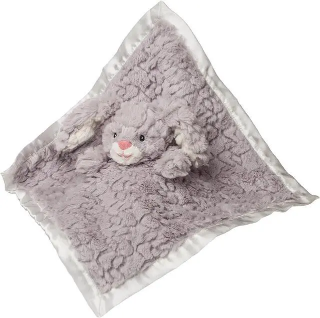 Main image of Mary Meyer Putty Nursery Stuffed Animal Security Blanket, Grey Shadow Bunny, 13"