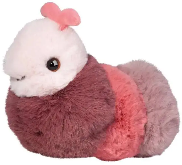 Main image of Douglas Sybil Pink Caterpillar Plush Stuffed Animal, 7"
