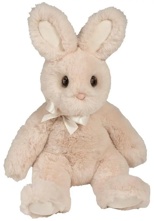 Main image of Douglas Hazel Tan Bunny Rabbit Plush Stuffed Animal Toy, 10" tall with ears