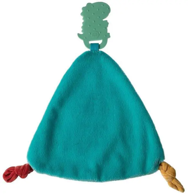 Alt view image 2 of 4 - Mary Meyer Chewy Crew Soothing Baby Teether Lovey, 10", Pebblesaurus Dinosaur