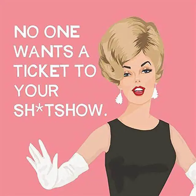 Main image of Paperproducts Design No One Wants A Ticket to a Show Beverage Napkin, 5" x 5",