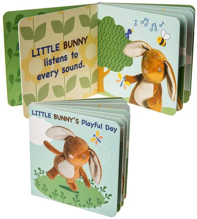 Alt view image 2 of 3 - Mary Meyer Leika Baby Board Book, 6 x 6-Inches, Little Bunny