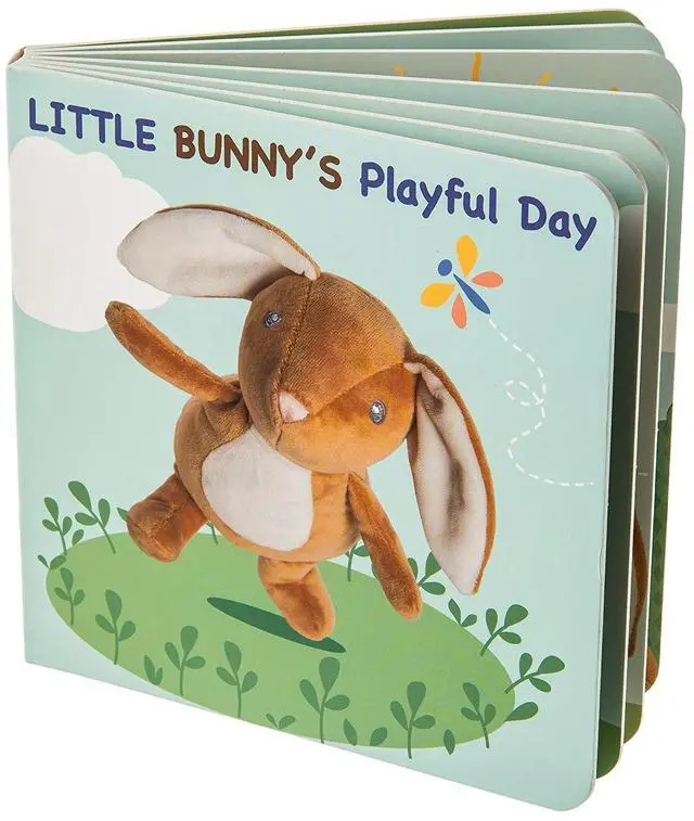 Main image of Mary Meyer Leika Baby Board Book, 6 x 6-Inches, Little Bunny