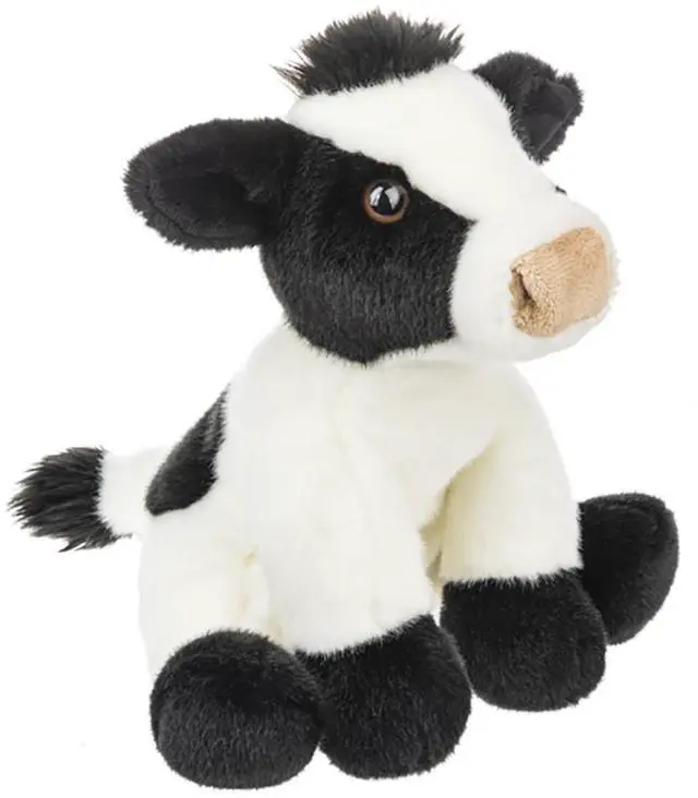 Alt view image 2 of 2 - Ganz H14910 Heritage Collection Black/White Cow Plush Stuffed Animal Toy, 12"