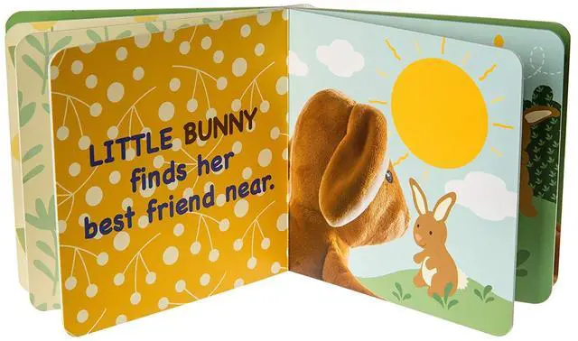 Alt view image 3 of 3 - Mary Meyer Leika Baby Board Book, 6 x 6-Inches, Little Bunny