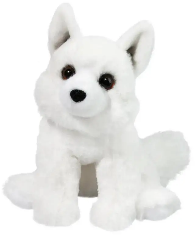 Main image of Douglas Mini Mistie Soft Arctic Fox Plush Stuffed Animal, 6" sitting