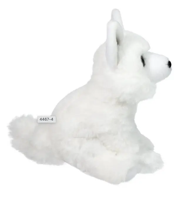 Alt view image 4 of 4 - Douglas Mini Mistie Soft Arctic Fox Plush Stuffed Animal, 6" sitting