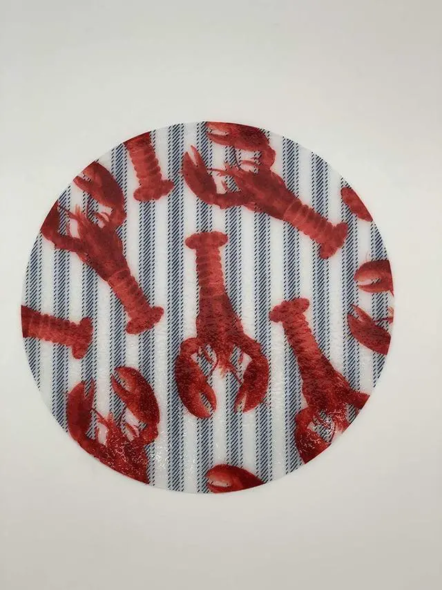 Main image of Andreas Round Silicone Mat Jar Opener, Maine Lobster, 6.25 Inch