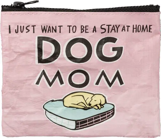 Main image of Primitives by Kathy Women's Zipper Wallet Coin Purse Stay Home Dog Mom