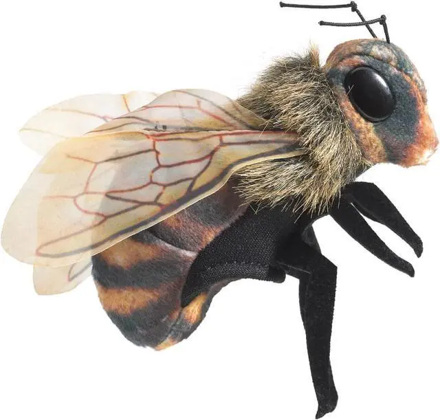 Alt view image 2 of 3 - Folkmanis Mini Bee Finger Puppet