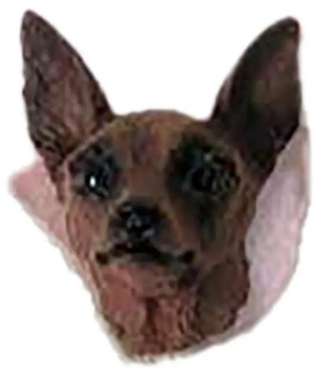 Main image of Conversation Concepts Miniature Pinscher Red and Brown Post Earrings